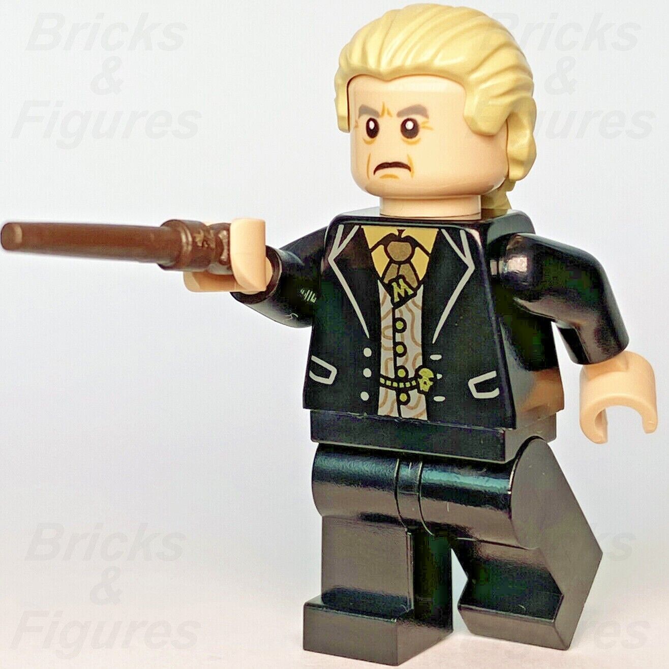 Harry Potter LEGO Corban Yaxley Deathly Hallows Wizard Minifigure 76403 hp357 - Bricks & Figures