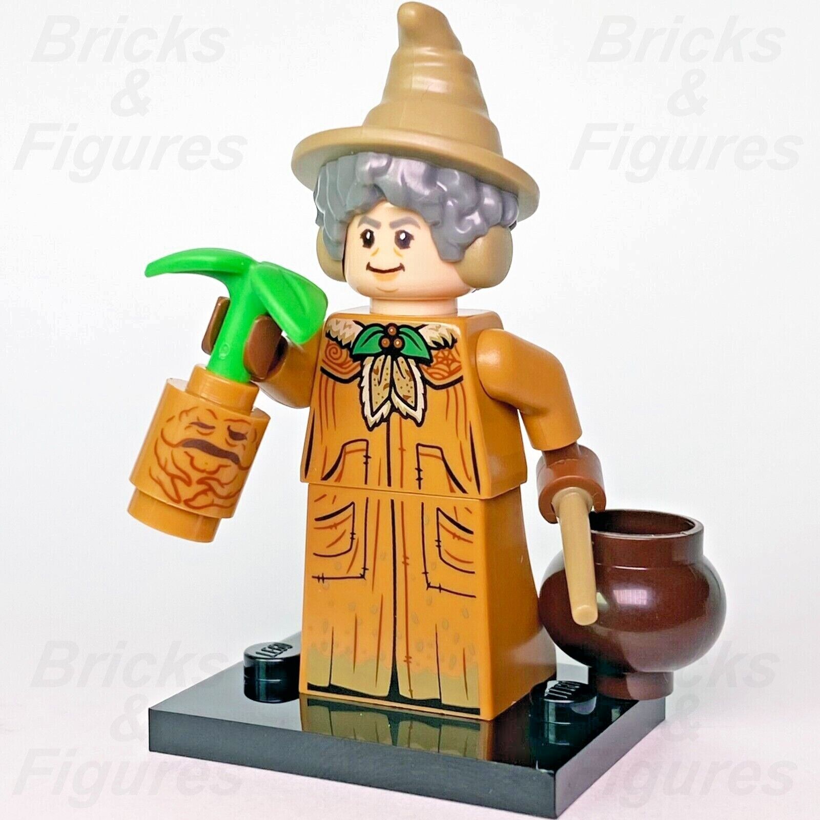 Harry Potter LEGO Professor Sprout Collectible Minifigures Series 2 71028 Witch - Bricks & Figures