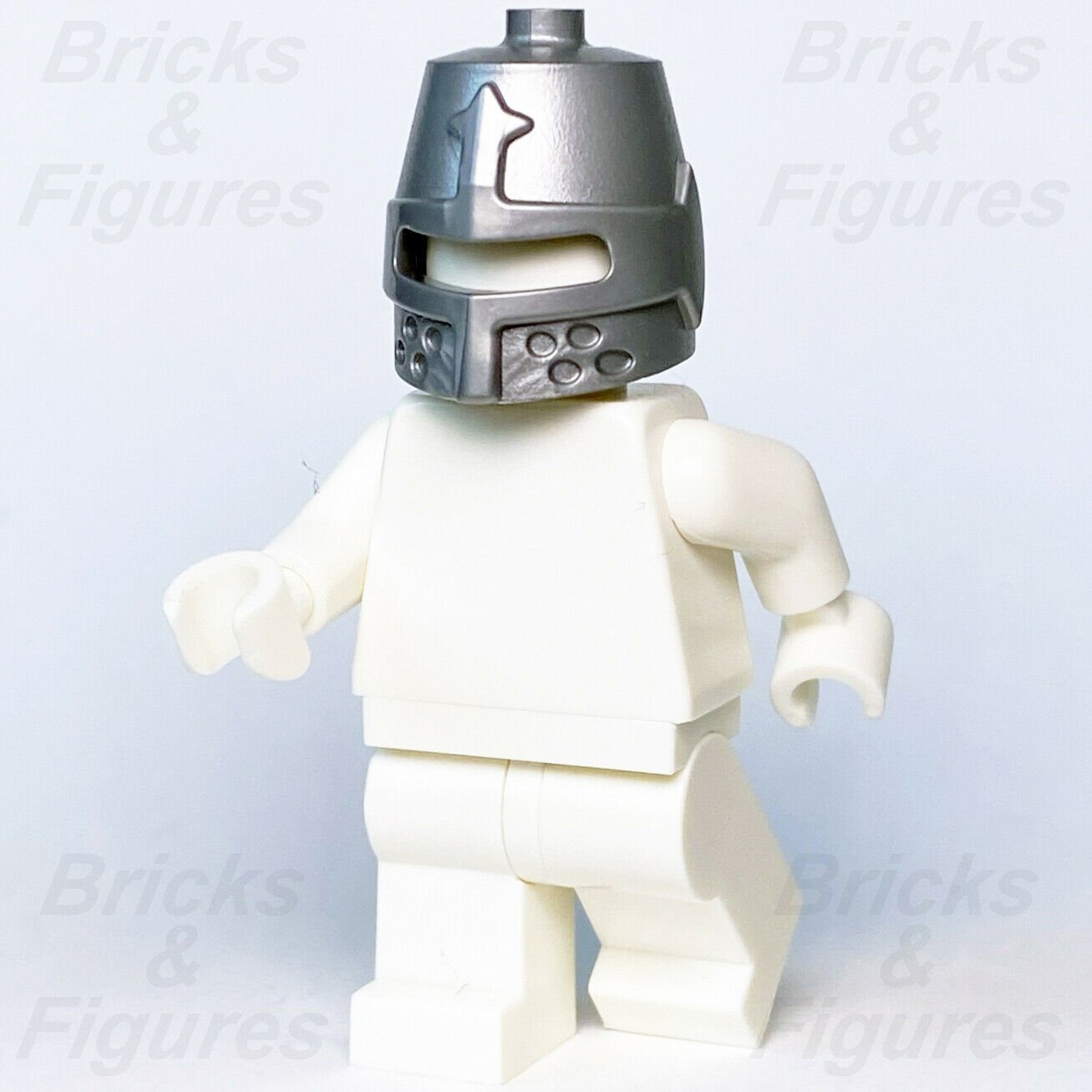 Ideas LEGO Castle Knight Closed Helmet Minifigure Part 70322 21325 70333 89520 - Bricks & Figures
