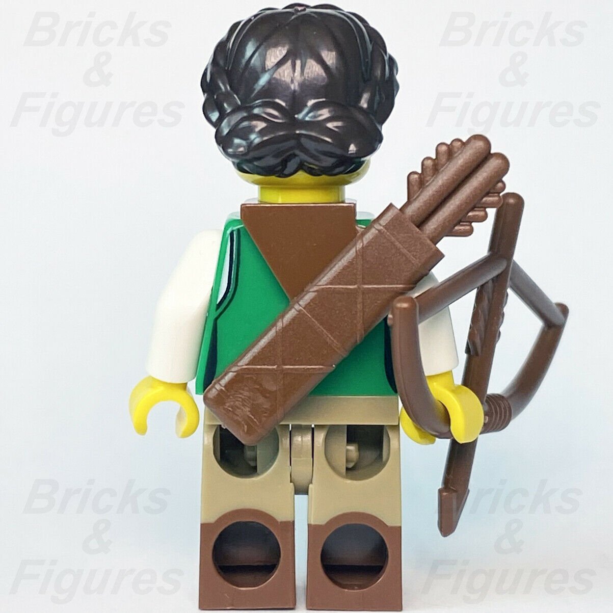 Ideas LEGO Huntress with Bow Quiver in Green Tunic Outfit Minifigure 21325