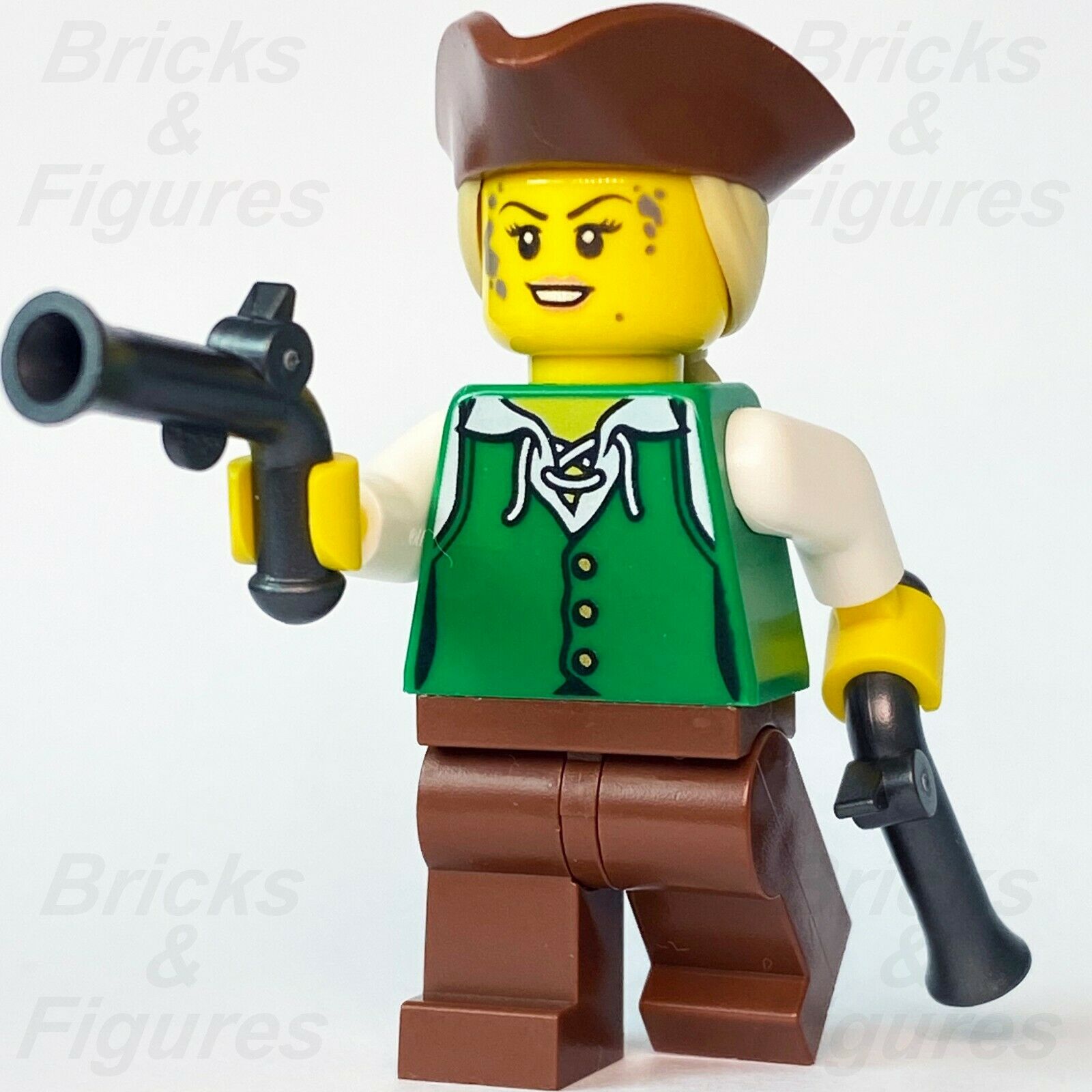 Ideas LEGO Robin Loot Pirates Minifigure with 2 x Flintlock Guns 21322 CUUSOO - Bricks & Figures