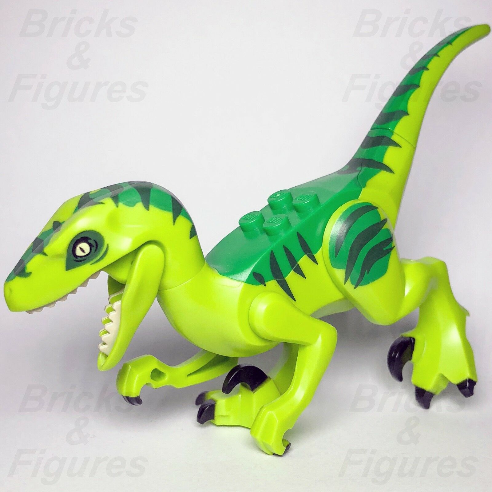 JURASSIC WORLD lego GREEN RAPTOR dinosaur DINO fallen kingdom GENUINE 10757 park - Bricks & Figures