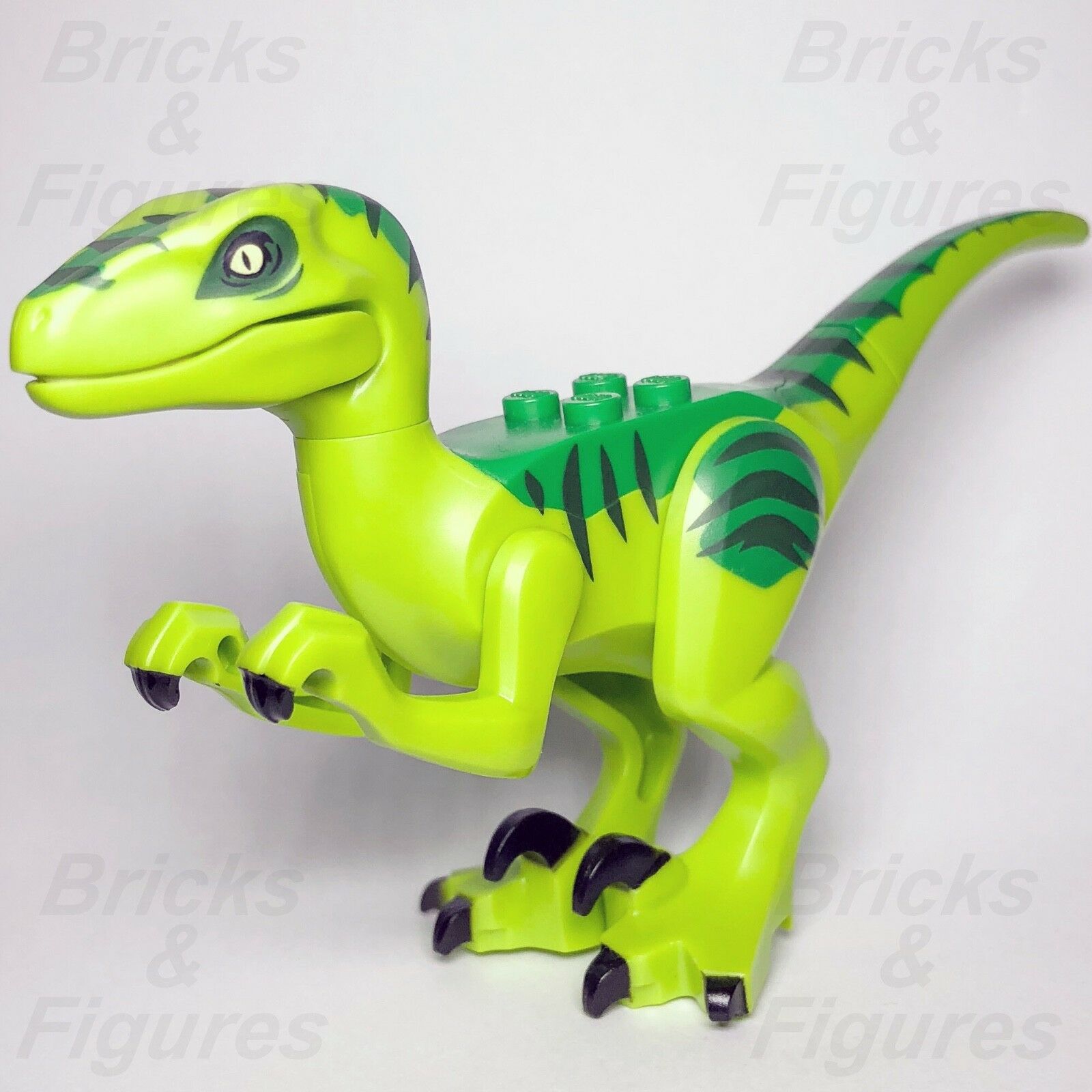JURASSIC WORLD lego GREEN RAPTOR dinosaur DINO fallen kingdom GENUINE 10757 park - Bricks & Figures