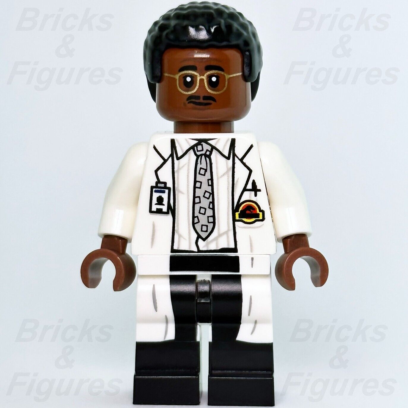 Jurassic World LEGO Ray Arnold Jurassic Park Minifigure Engineer 75936 jw058 - Bricks & Figures