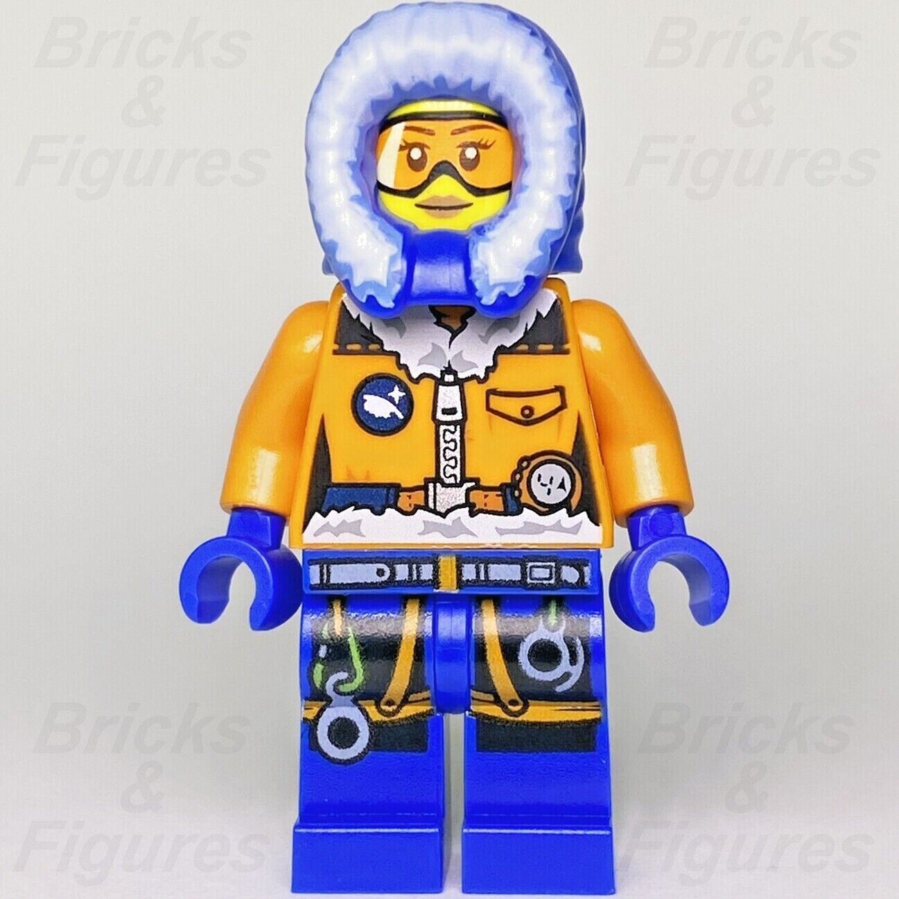 LEGO Arctic Explorer Female Minifigure Town City 60036 60034 60064 cty0491 New - Bricks & Figures