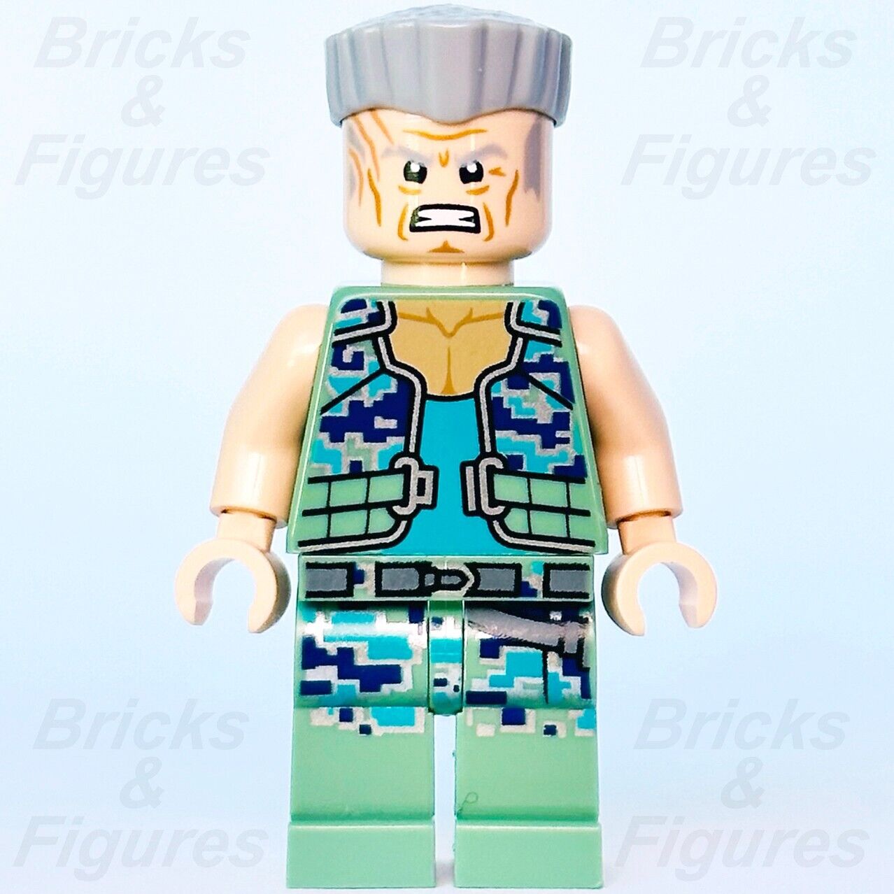 LEGO Avatar Colonel Miles Quaritch Minifigure 75571 avt002 Minifig New Genuine - Bricks & Figures