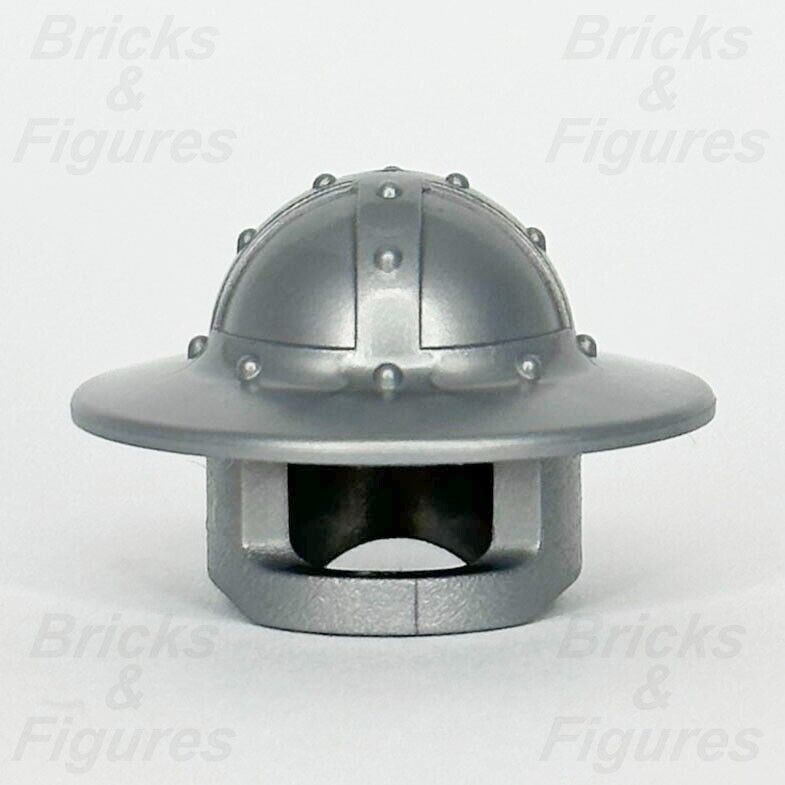 LEGO Castle Knight Chin Guard & Broad Brim Helmet Minifigure Part 30273 - Bricks & Figures