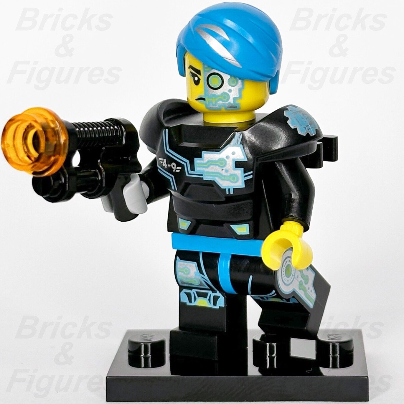 LEGO Cyborg Collectible Minifigures Series 16 71013 col16-3 col246 Blue Hair - Bricks & Figures