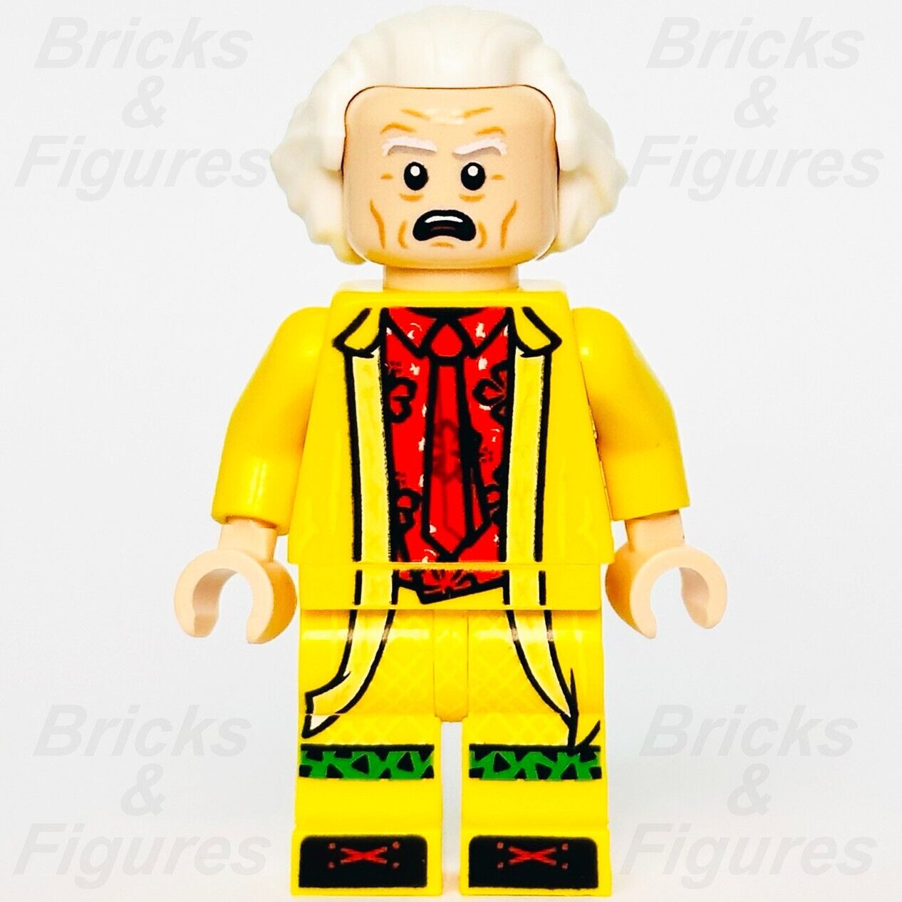 LEGO Doc Brown Minifigure Back to the Future Creator Expert 10300 btf002 New - Bricks & Figures