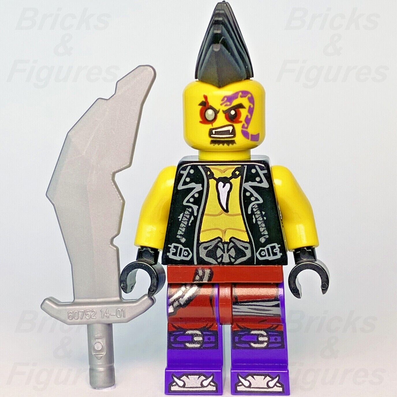 LEGO Eyezor Ninjago Minifigure njo134 Tournament of Elements 70746 Silvereye - Bricks & Figures