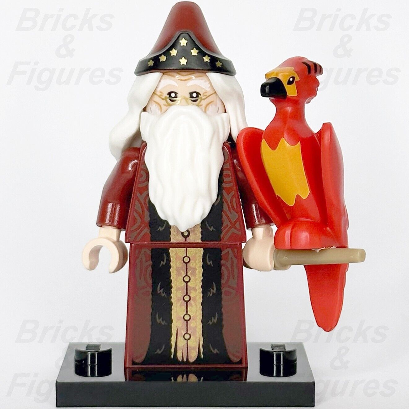 LEGO Harry Potter Headmaster Albus Dumbledore Minifigure Series 2 Fawkes 71028 - Bricks & Figures