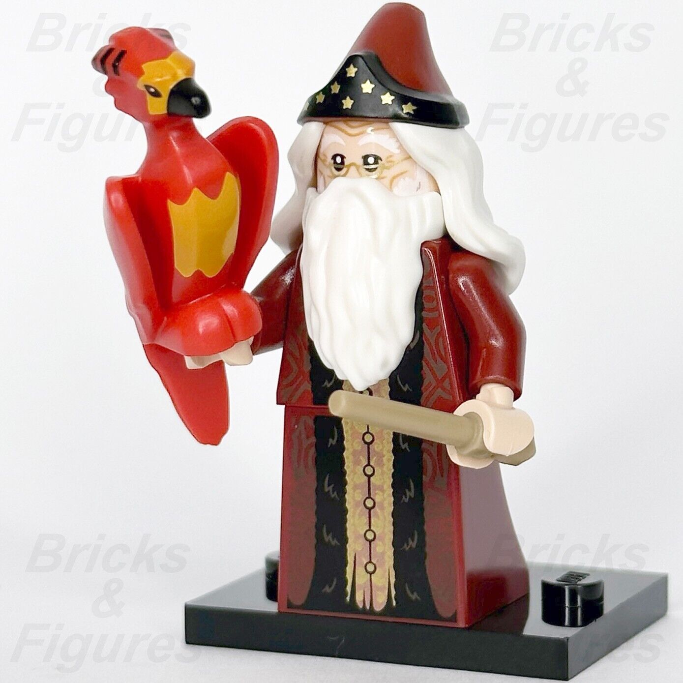 LEGO Harry Potter Headmaster Albus Dumbledore Minifigure Series 2 Fawkes 71028 - Bricks & Figures