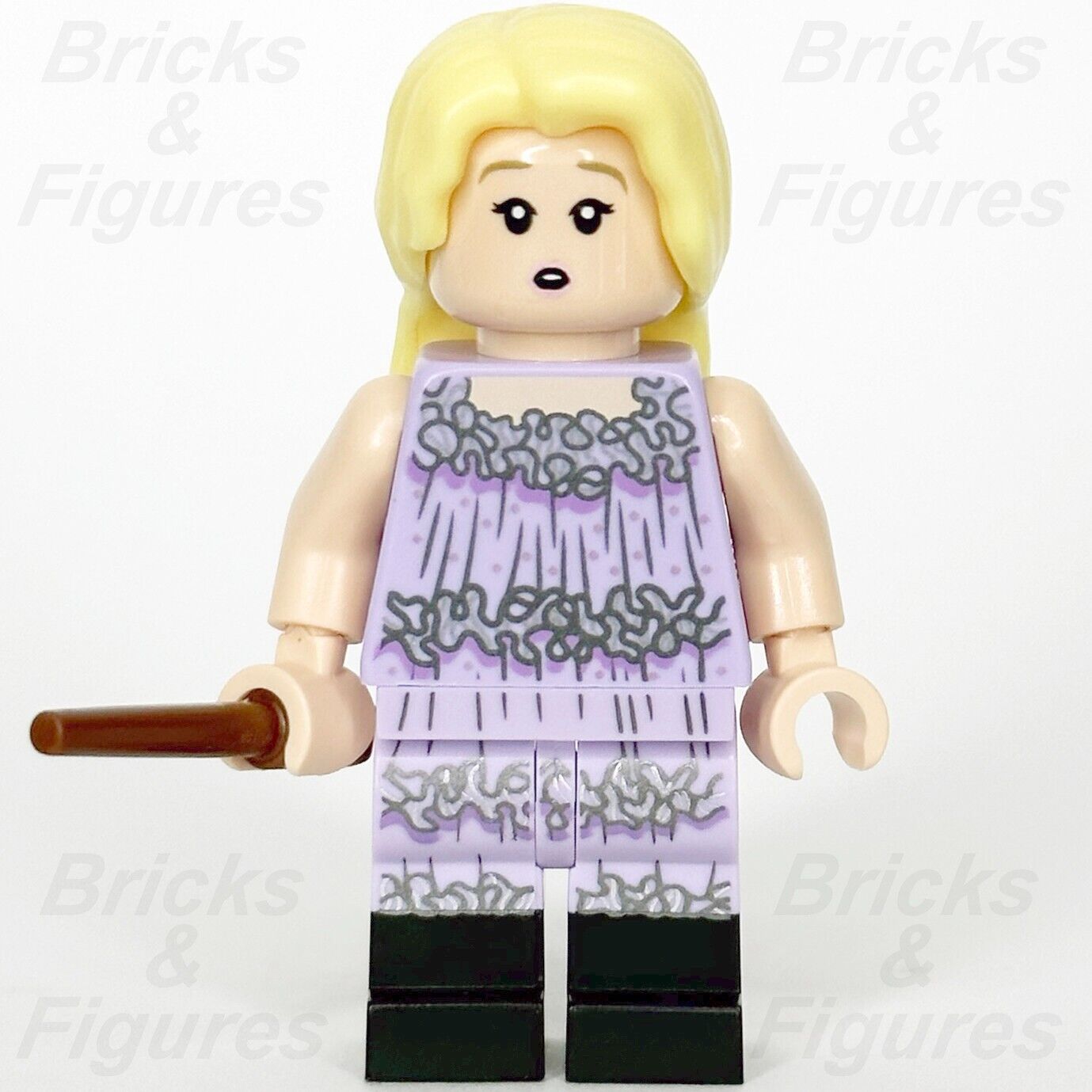 LEGO Harry Potter Luna Lovegood Minifigure Loony Ravenclaw Witch 75969 hp227 - Bricks & Figures