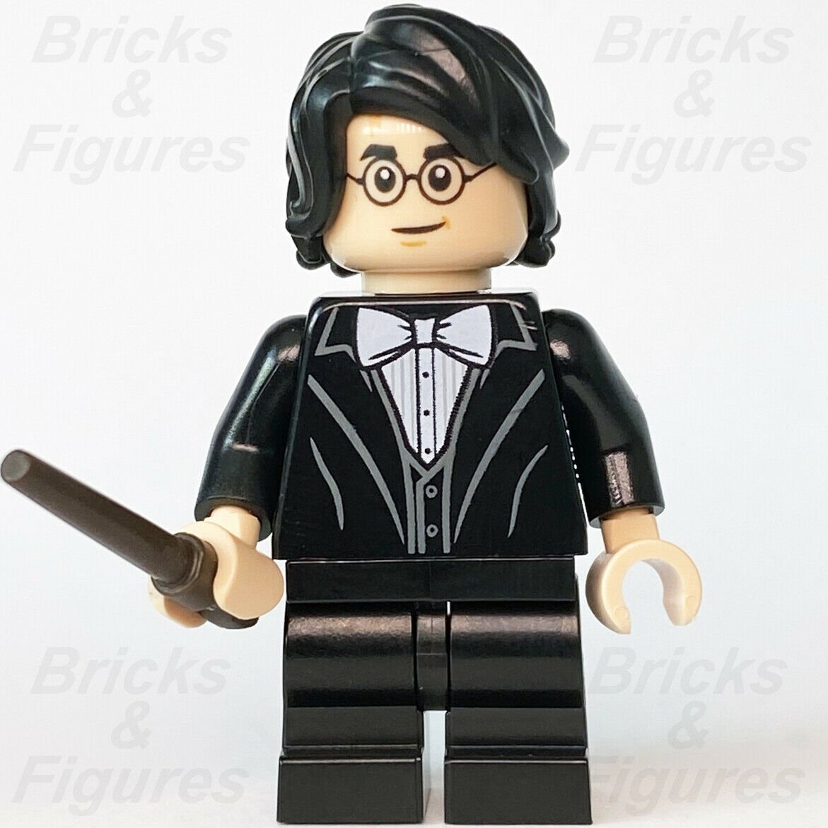 LEGO Harry Potter Wizard with Suit & Bowtie Chosen One Minifigure 75981 75948 - Bricks & Figures