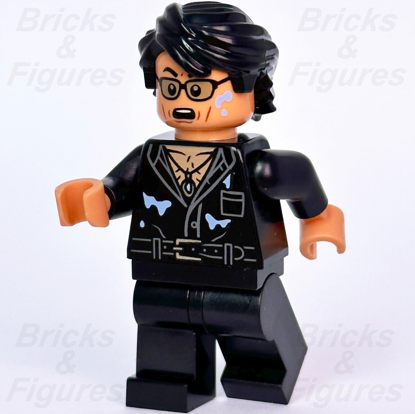 LEGO Ian Malcolm Jurassic World Jurassic Park Minifigure 76956 jw097 Minifig - Bricks & Figures