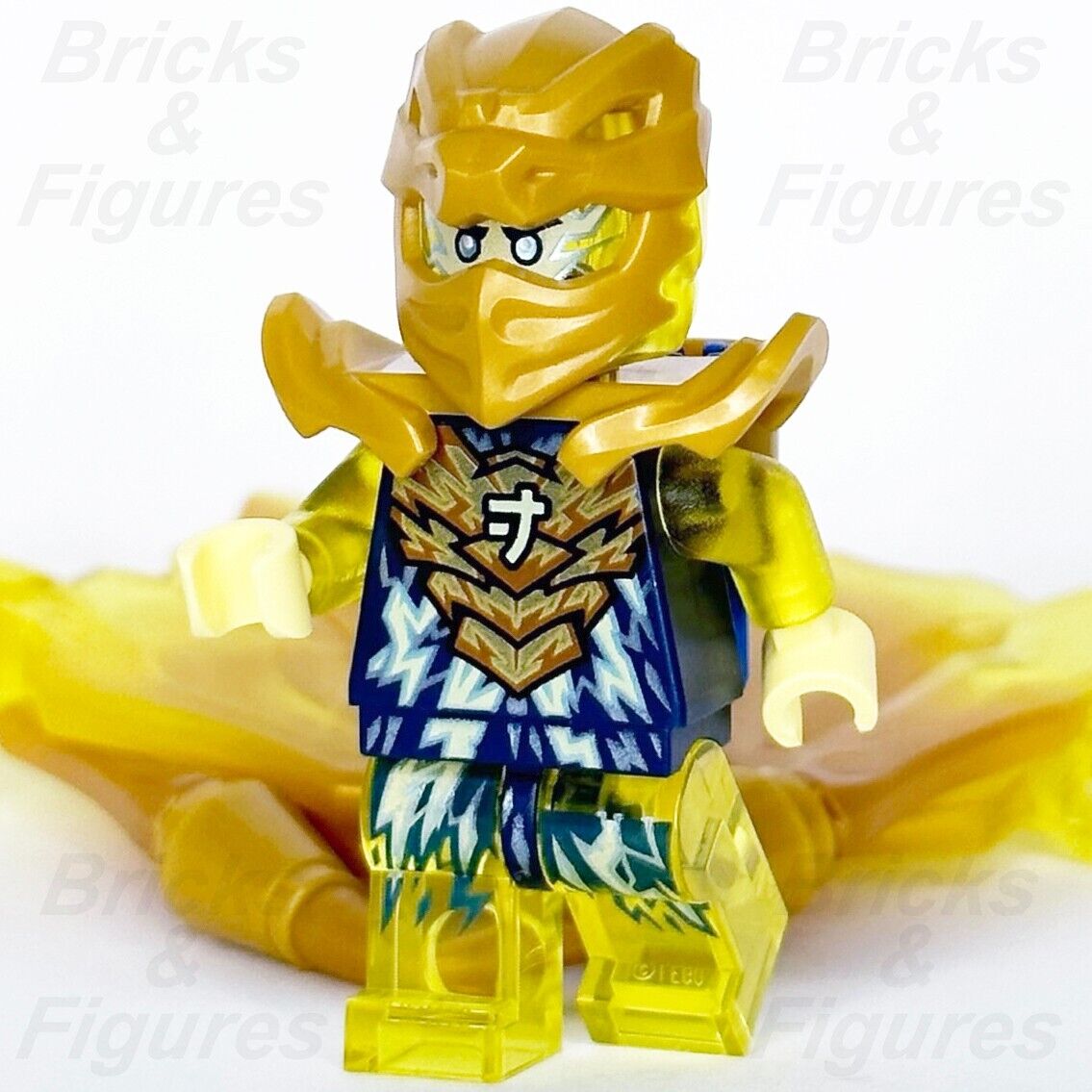 LEGO Jay Golden Dragon Ninjago Crystalized Minifigure 71768 892302 njo755 Ninja - Bricks & Figures