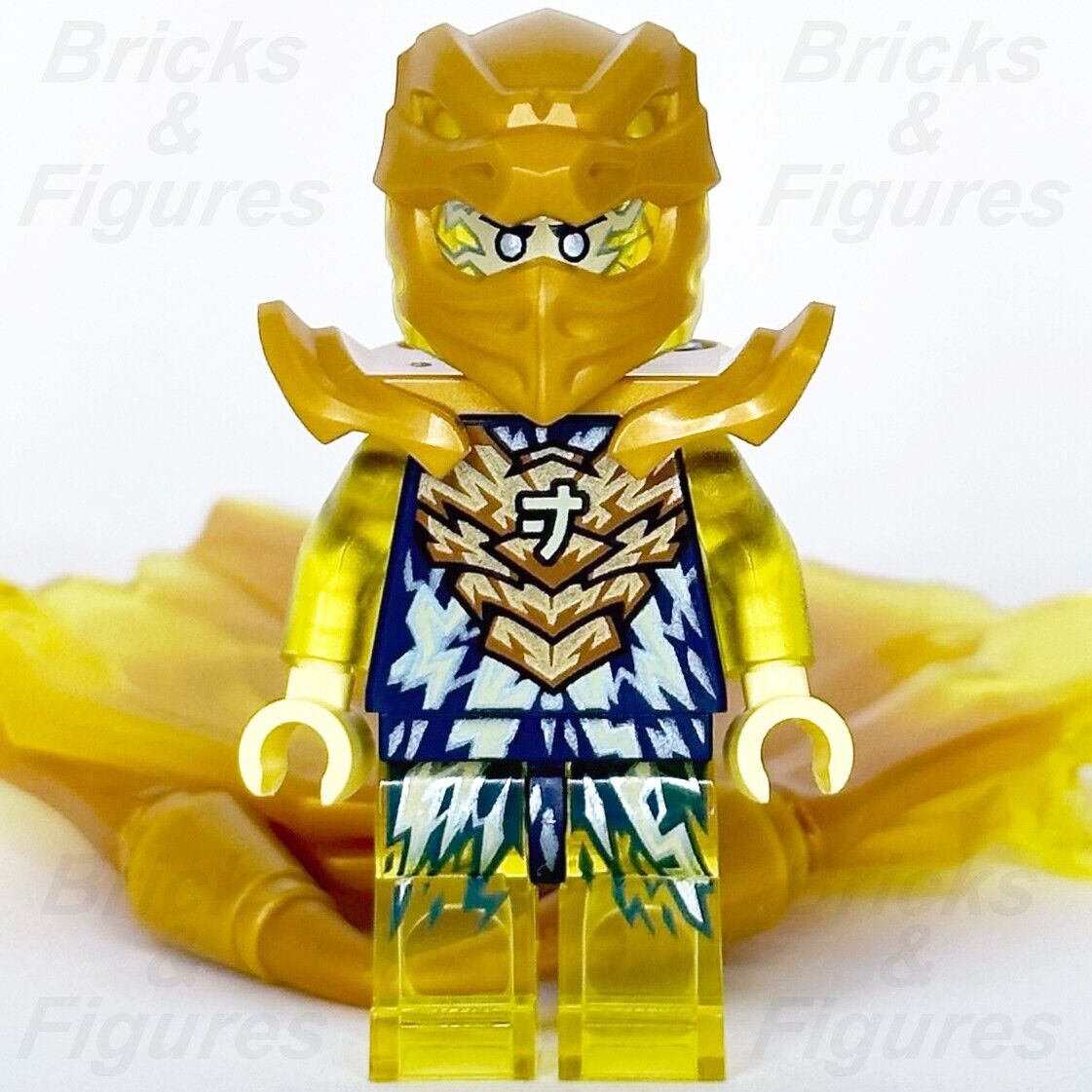 LEGO Jay Golden Dragon Ninjago Crystalized Minifigure 71768 892302 njo755 Ninja - Bricks & Figures