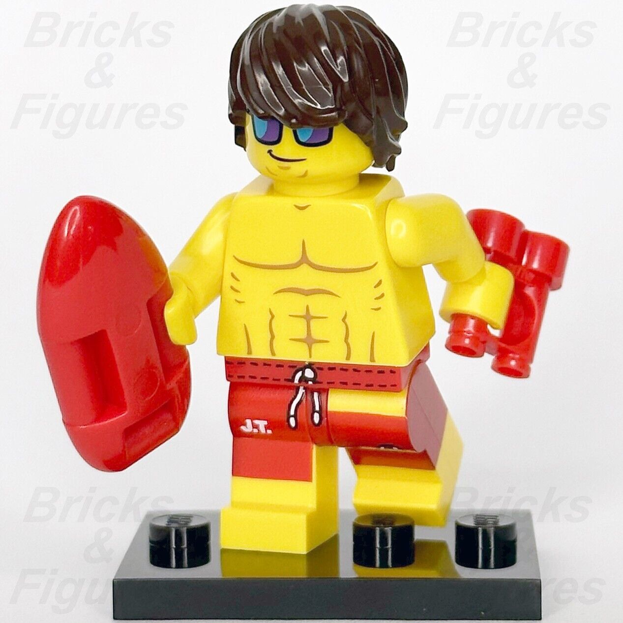 LEGO Lifeguard Collectible Minifigures Series 12 71007 col12-7 col185 Beach New - Bricks & Figures