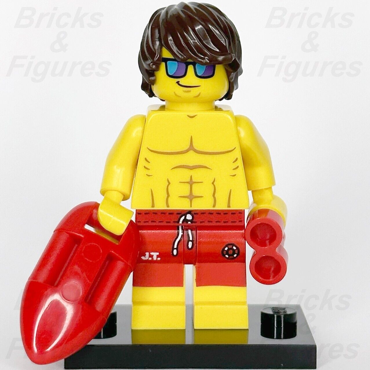 LEGO Lifeguard Collectible Minifigures Series 12 71007 col12-7 col185 Beach New - Bricks & Figures