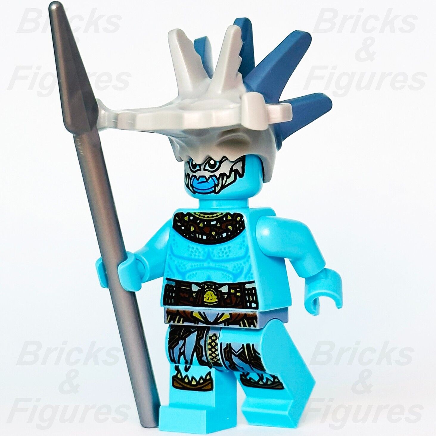 LEGO Marvel Attuma Minifigure Super Heroes Black Panther 76211 76213 sh840 New - Bricks & Figures