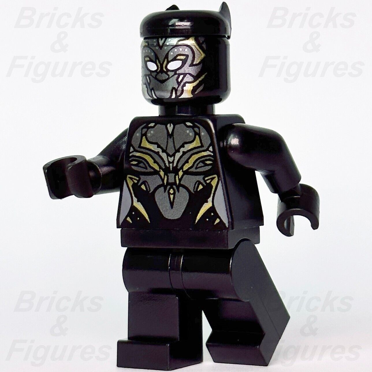 LEGO Marvel Black Panther (Shuri) Minifigure Super Heroes 76214 sh842 Minifig - Bricks & Figures