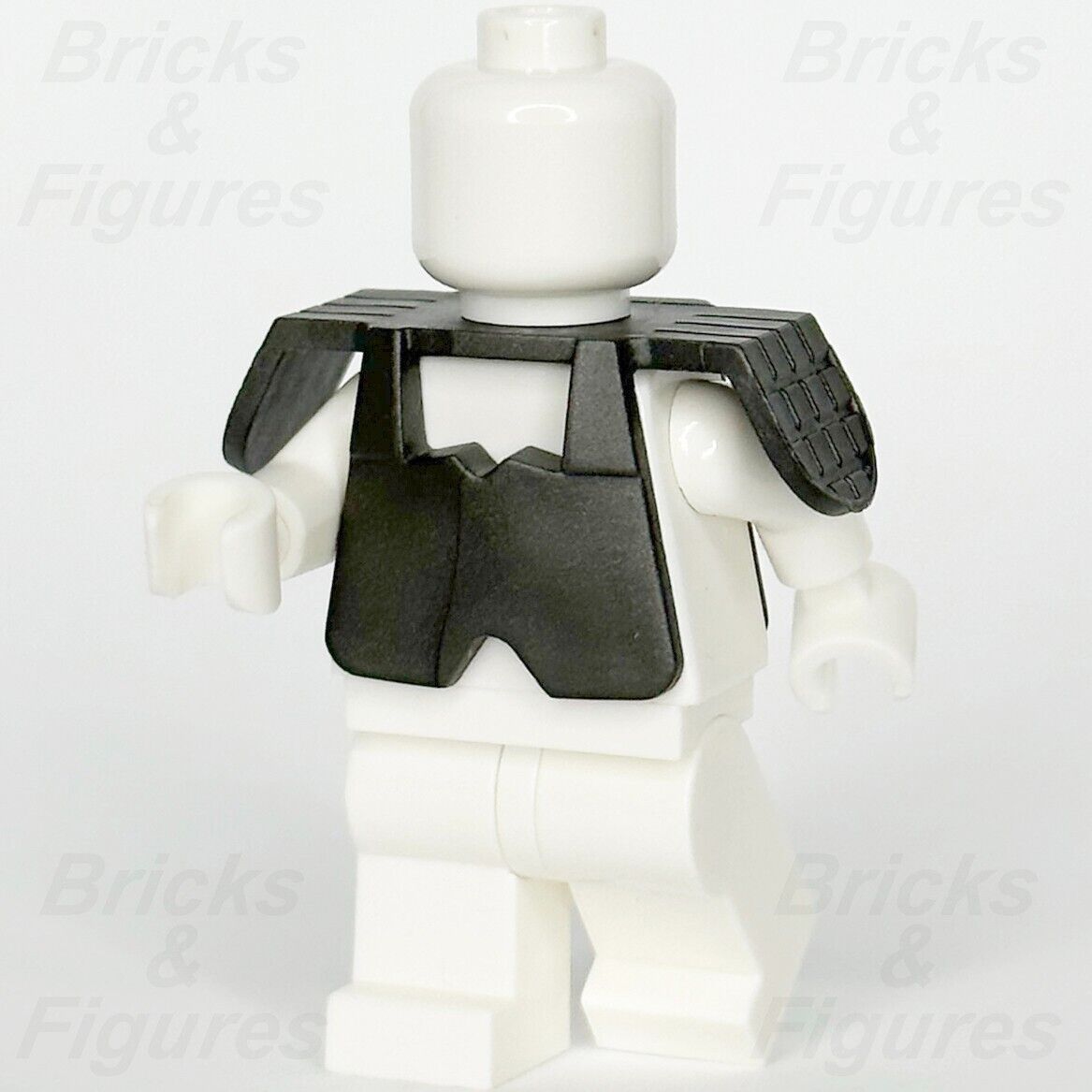 LEGO Minifigure Samurai Armour Part Pearl Dark Grey Ninjago 30174 Shoulder Pads - Bricks & Figures