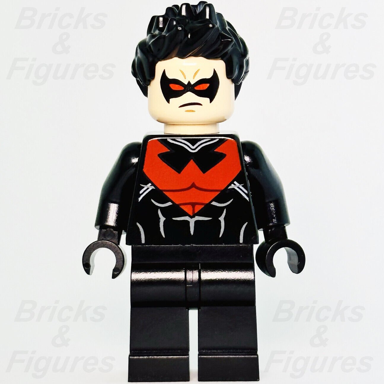 LEGO Nightwing Red Dick Grayson Batman 2 Minifigure DC Super Heroes 76011 sh085 - Bricks & Figures
