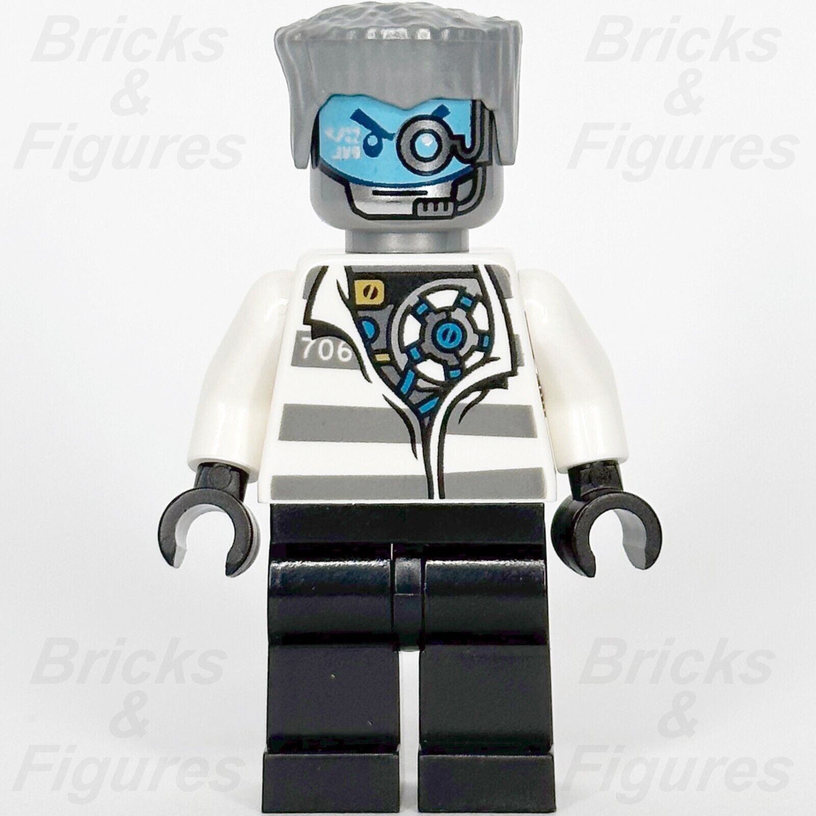 LEGO Ninjago Zane Prison Outfit Minifigure Ninja Nindroid Skybound 70591 njo233 - Bricks & Figures