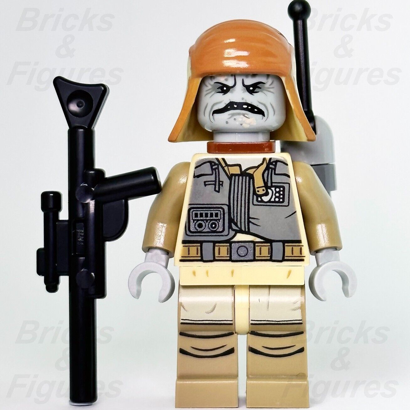 LEGO Pao Star Wars Rogue One Minifigure Rebel 75156 sw0798 No Backpack Sticker - Bricks & Figures