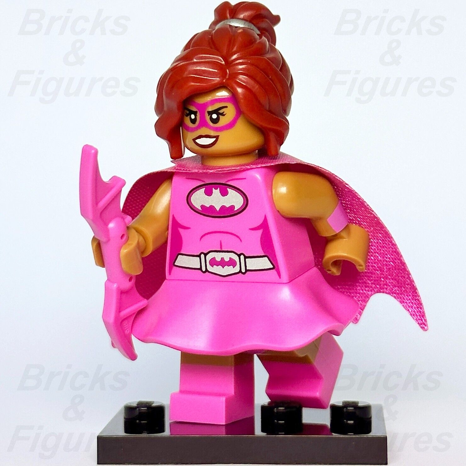 LEGO Pink Power Batgirl The Batman Movie DC Super Heroes Minifigure 71017 New - Bricks & Figures