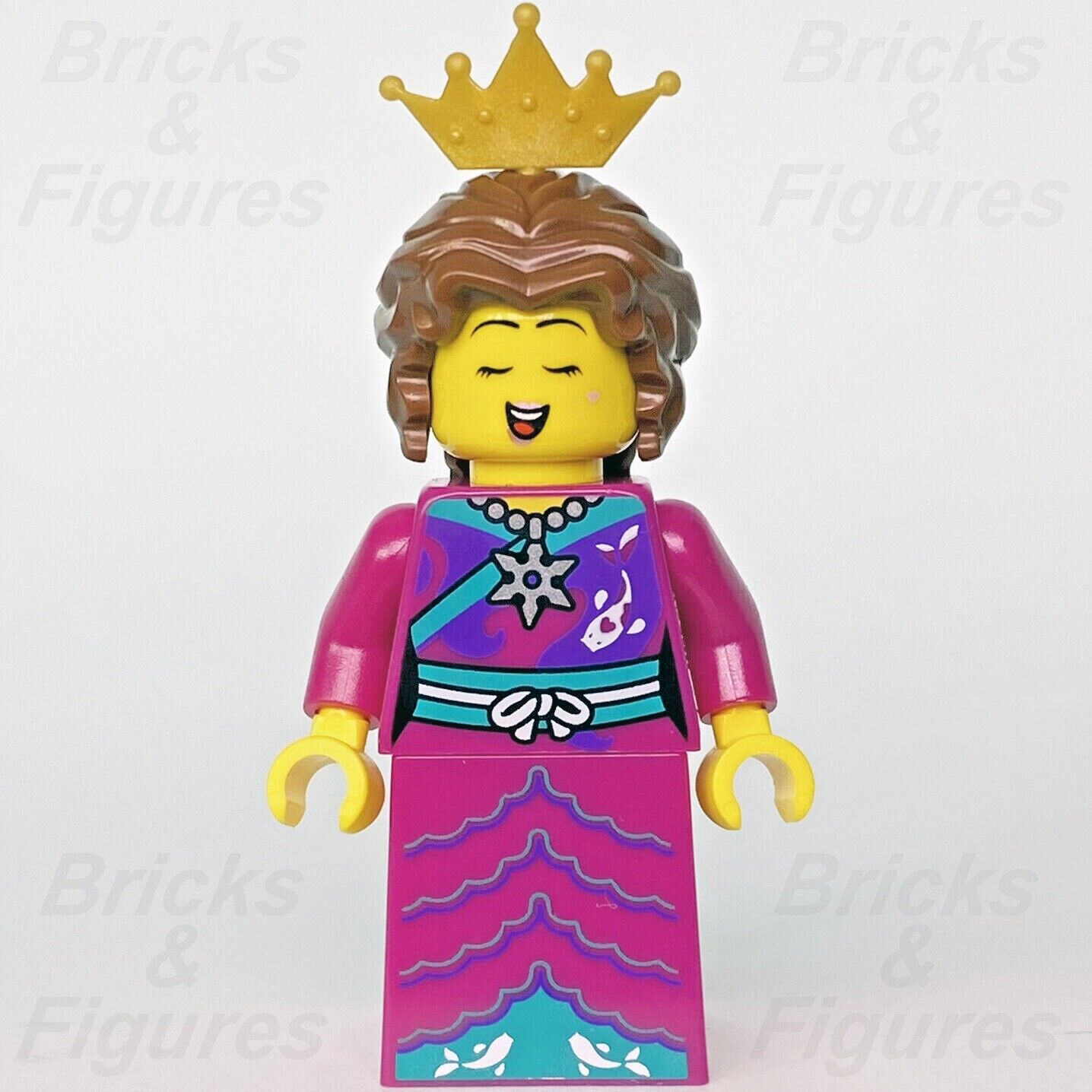 LEGO Princess with Crown & Pink Dress Castle Build-A-Minifigure (BAM) 2022 New - Bricks & Figures