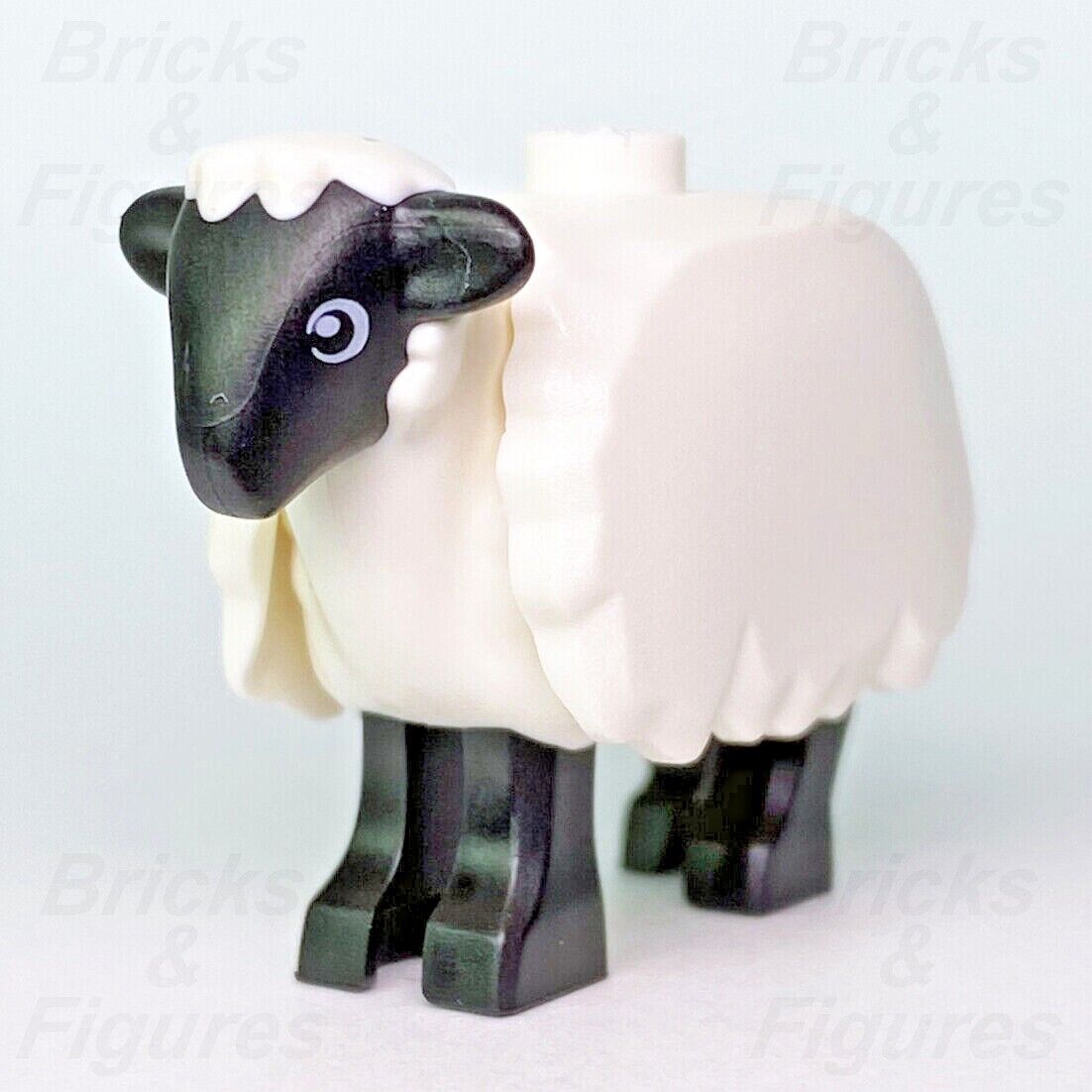LEGO Sheep with Fleece / Wool City Town Farm Animal Part Minifigure 60346 New - Bricks & Figures