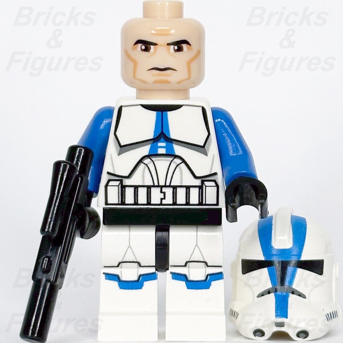 LEGO Star Wars 501st Legion Clone Trooper Minifigure Phase 2 75002 75004 sw0445 - Bricks & Figures