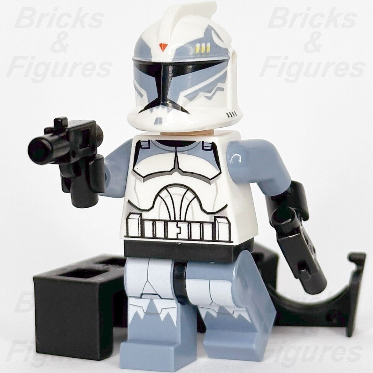 LEGO Star Wars Clone Trooper Commander Wolffe Minifigure Wolfpack Phase 1 7964 - Bricks & Figures