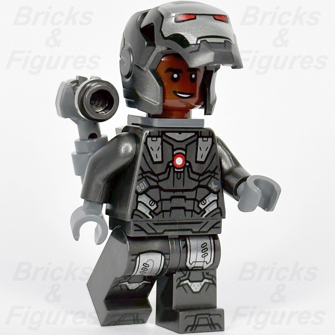 LEGO Super Heroes War Machine Minifigure Avengers The Infinity Saga 76216 sh819 - Bricks & Figures