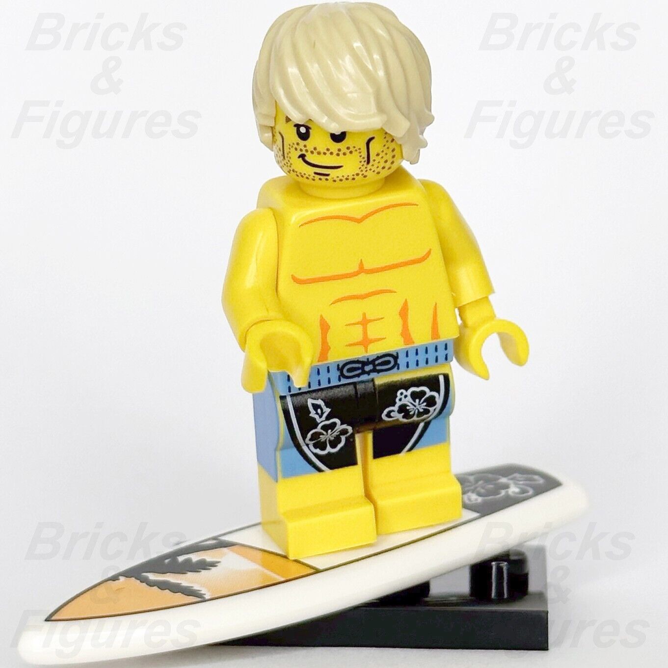 LEGO Surfer Collectible Minifigures Series 2 with Surfboard 8684 col02-15 New - Bricks & Figures