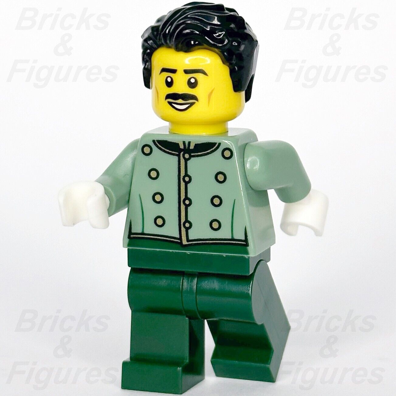 LEGO Town Bellhop Minifigure Creator Expert 10297 twn418 Bellboy New Minifig - Bricks & Figures