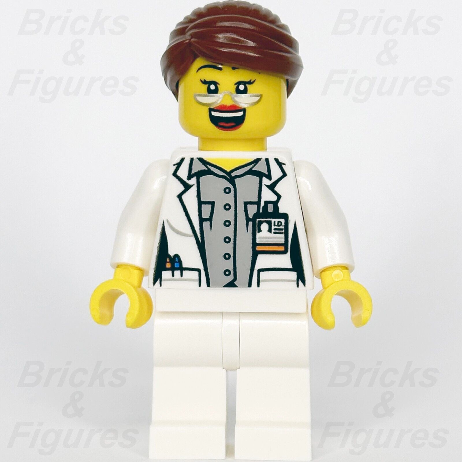 LEGO Town City Dr Gwen Ravenhurst Minifigure Scientist Space Port 60351 cty1429 - Bricks & Figures