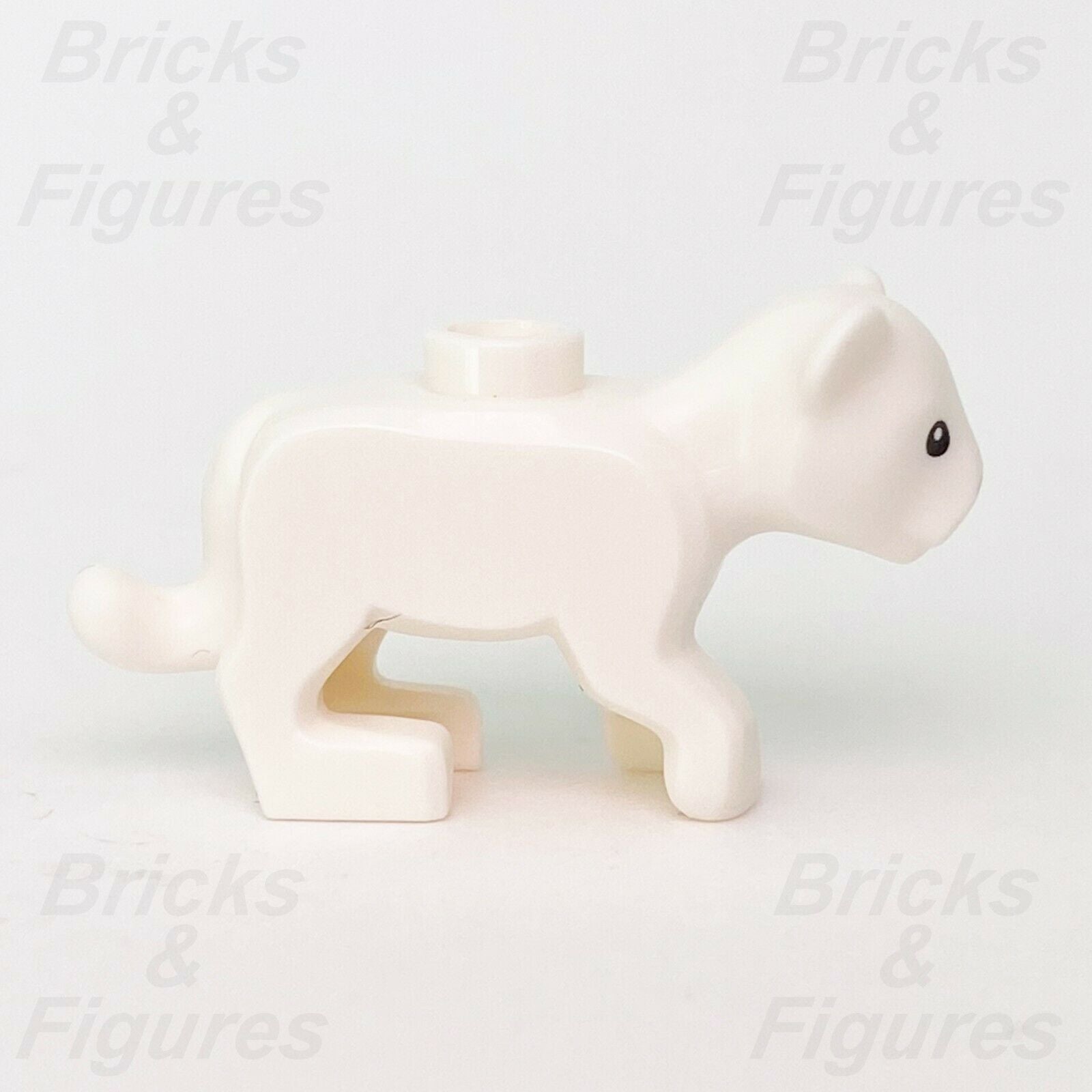 LEGO Town City White Baby Lion Cub Wildlife Rescue Animal Minifigure Part 60307 - Bricks & Figures