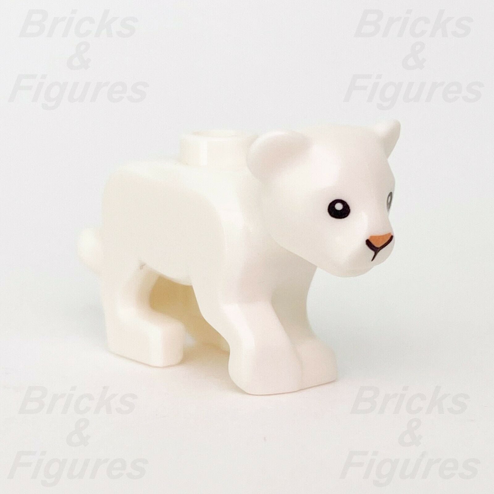 LEGO Town City White Baby Lion Cub Wildlife Rescue Animal Minifigure Part 60307 - Bricks & Figures