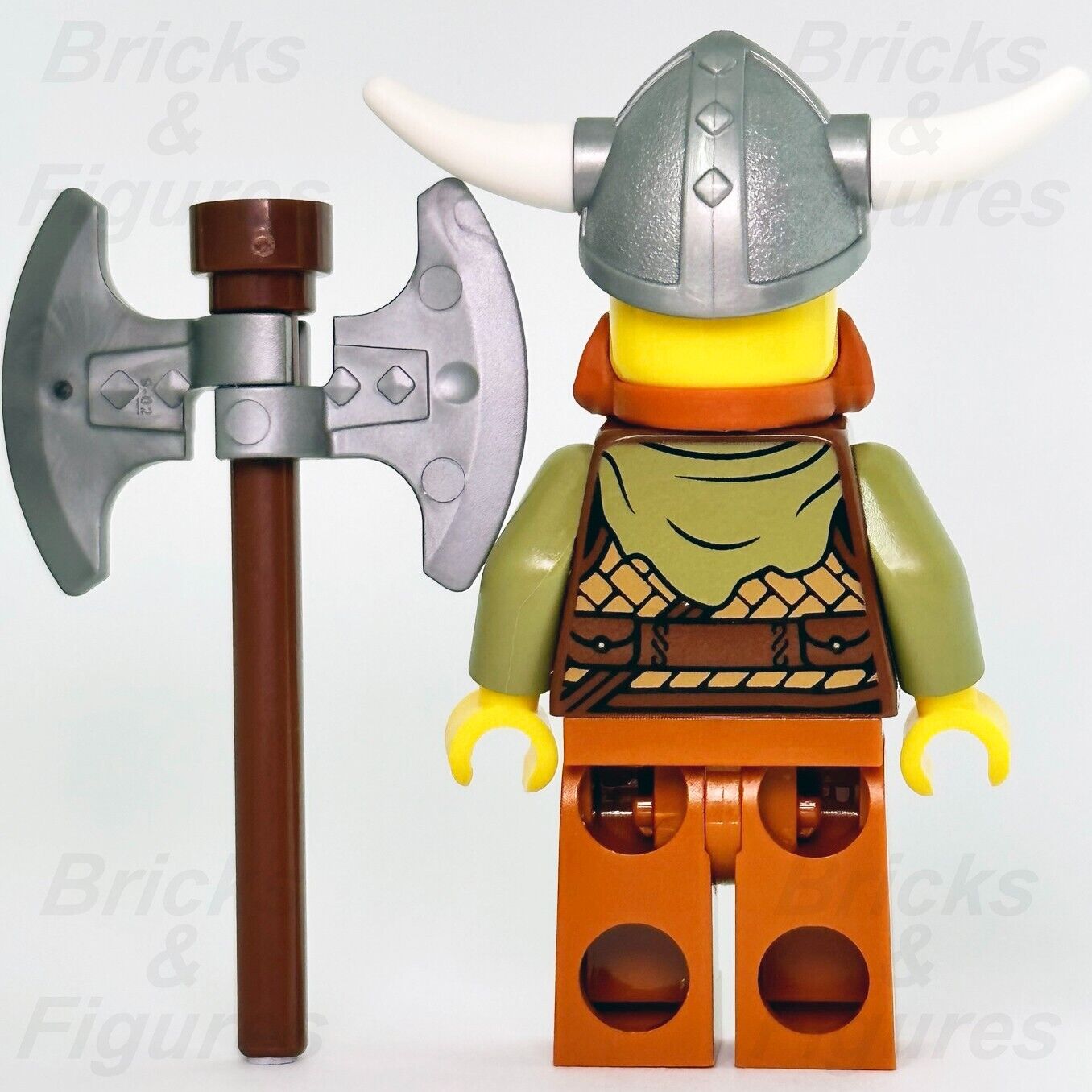 LEGO Viking Warrior Male Creator Minifigure with Dark Orange Beard 31132 vik038 - Bricks & Figures