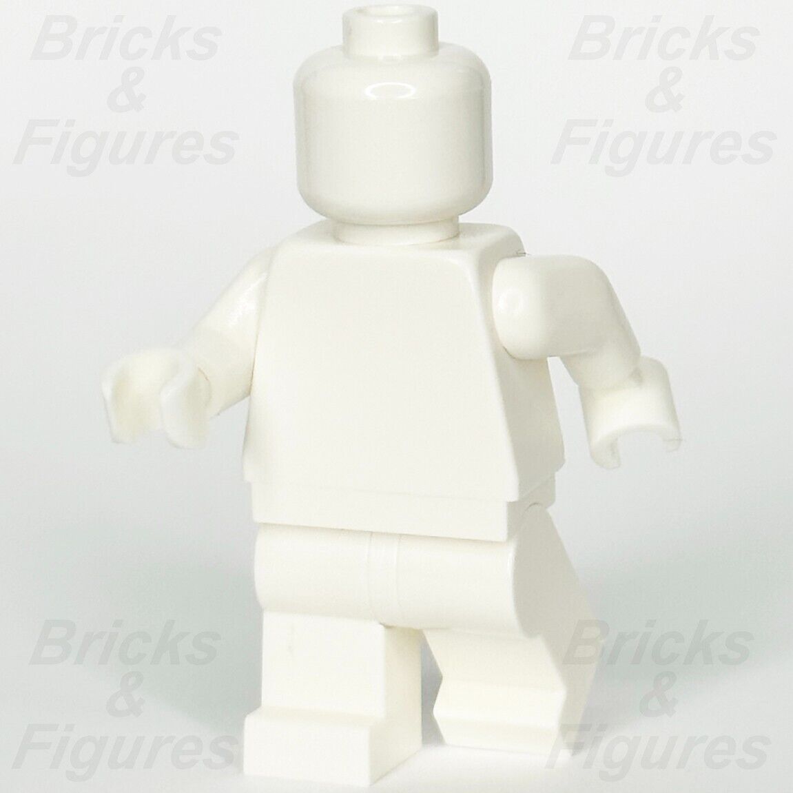 LEGO White Minifigure Parts Head Torso & Legs Genuine LEGO New - Bricks & Figures