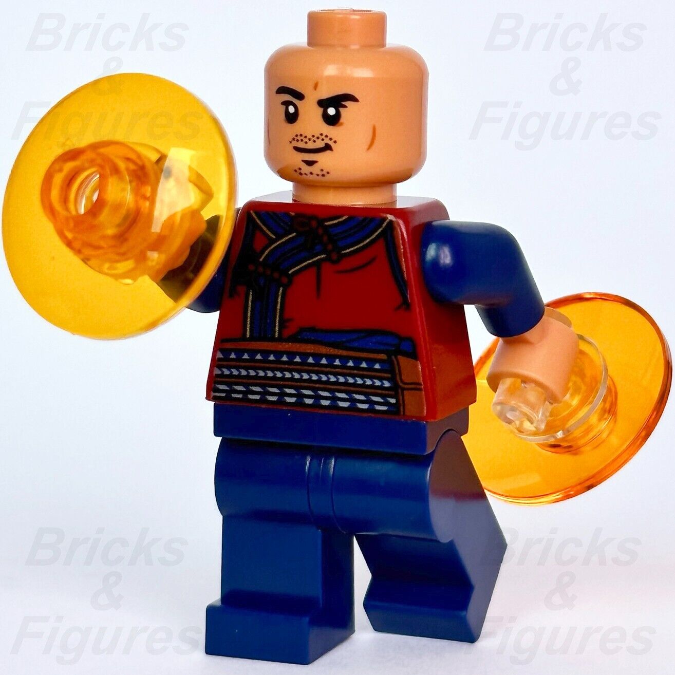 LEGO Wong Marvel Super Heroes Minifigure Doctor Strange 76218 sh826 Sorcerer - Bricks & Figures