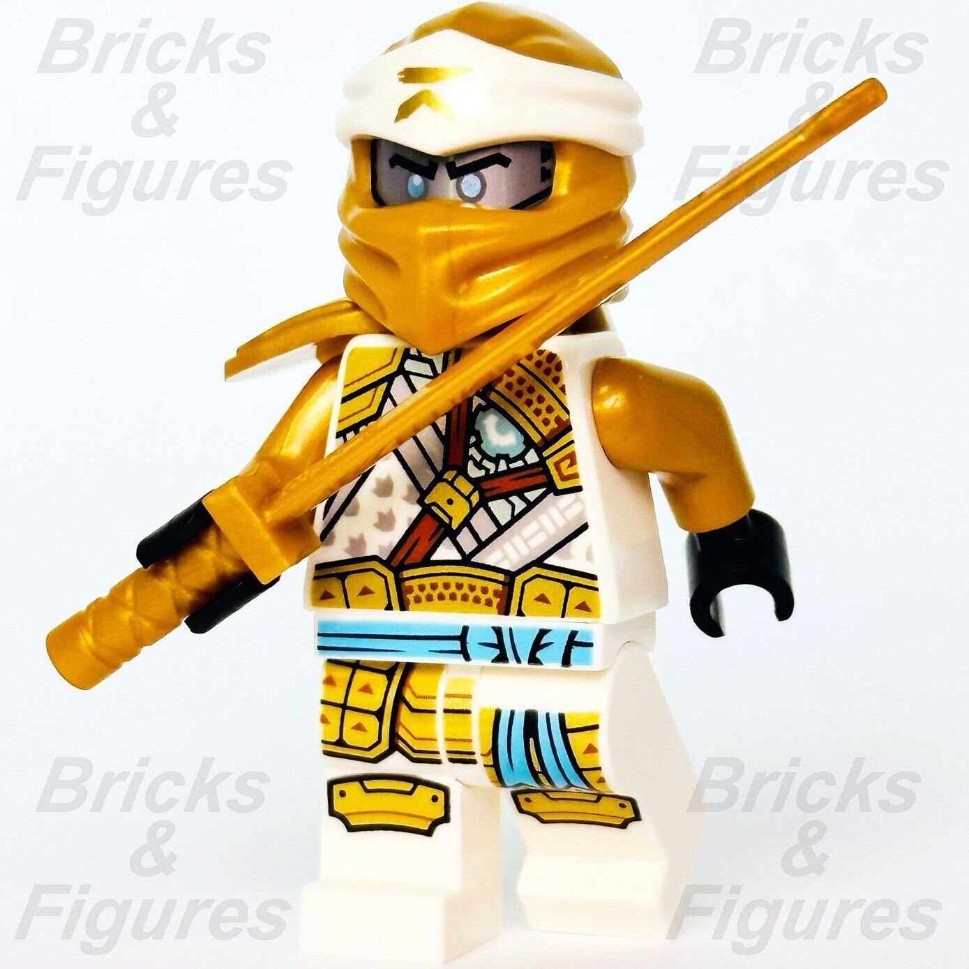 LEGO Zane Golden Ninja Ninjago Crystalized Minifigure 71770 71774 njo760 New - Bricks & Figures