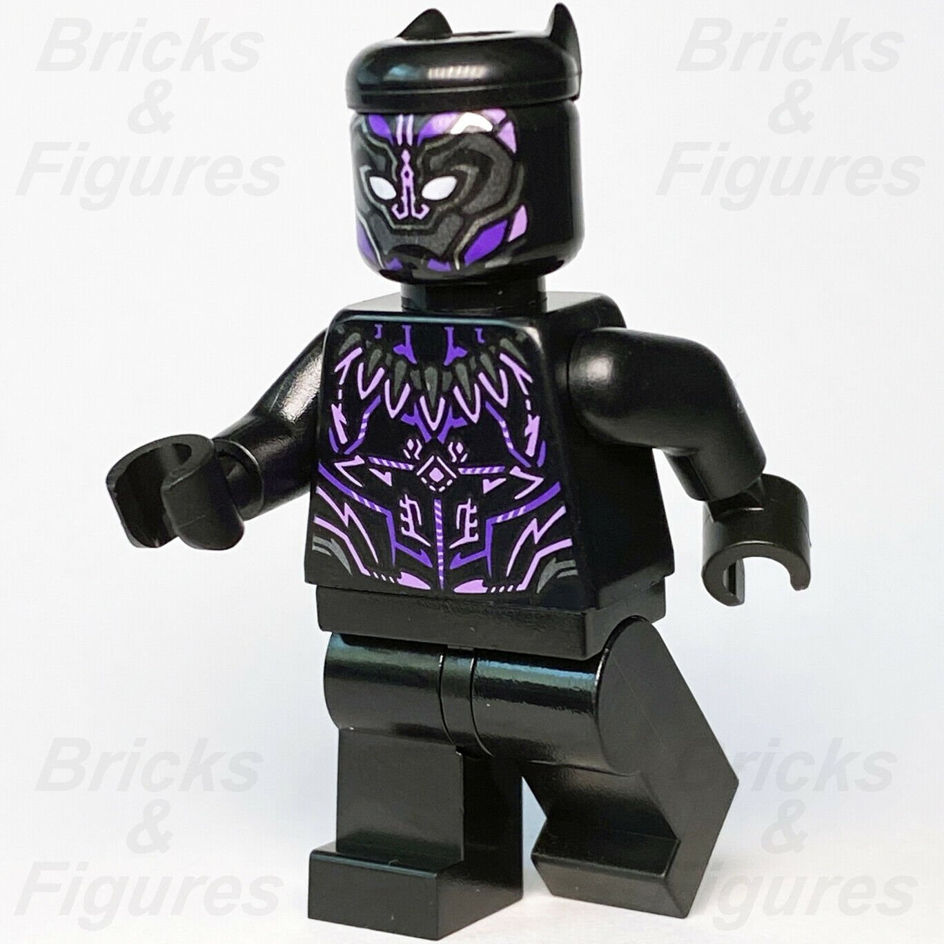 Marvel Super Heroes LEGO Black Panther Avengers Endgame Minifigure 76186 sh728 - Bricks & Figures