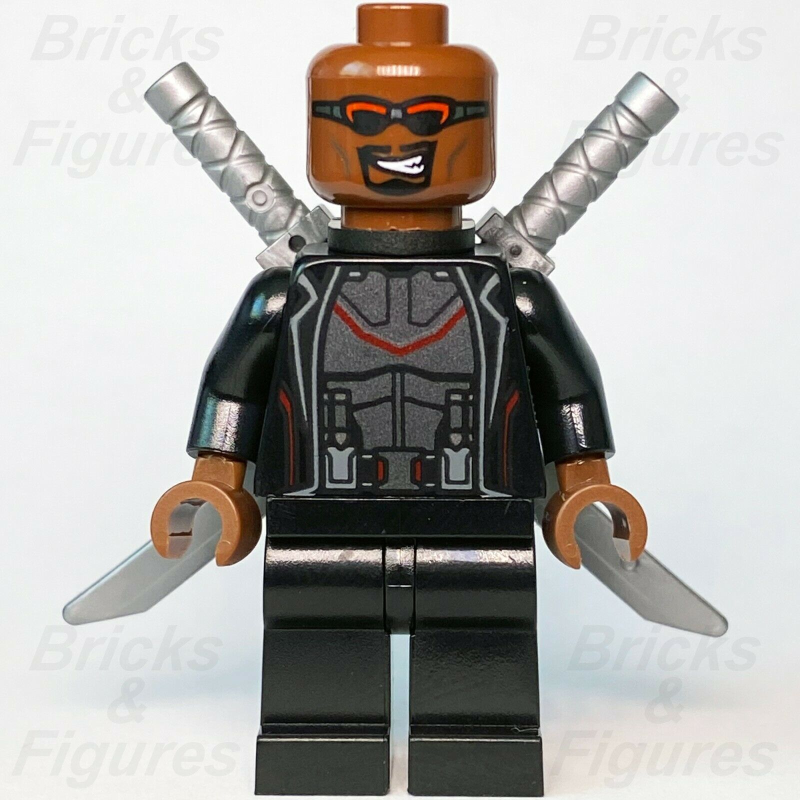 Marvel Super Heroes LEGO Blade Vampire Hunter Spider-Man Minifigure 76178 sh713 - Bricks & Figures