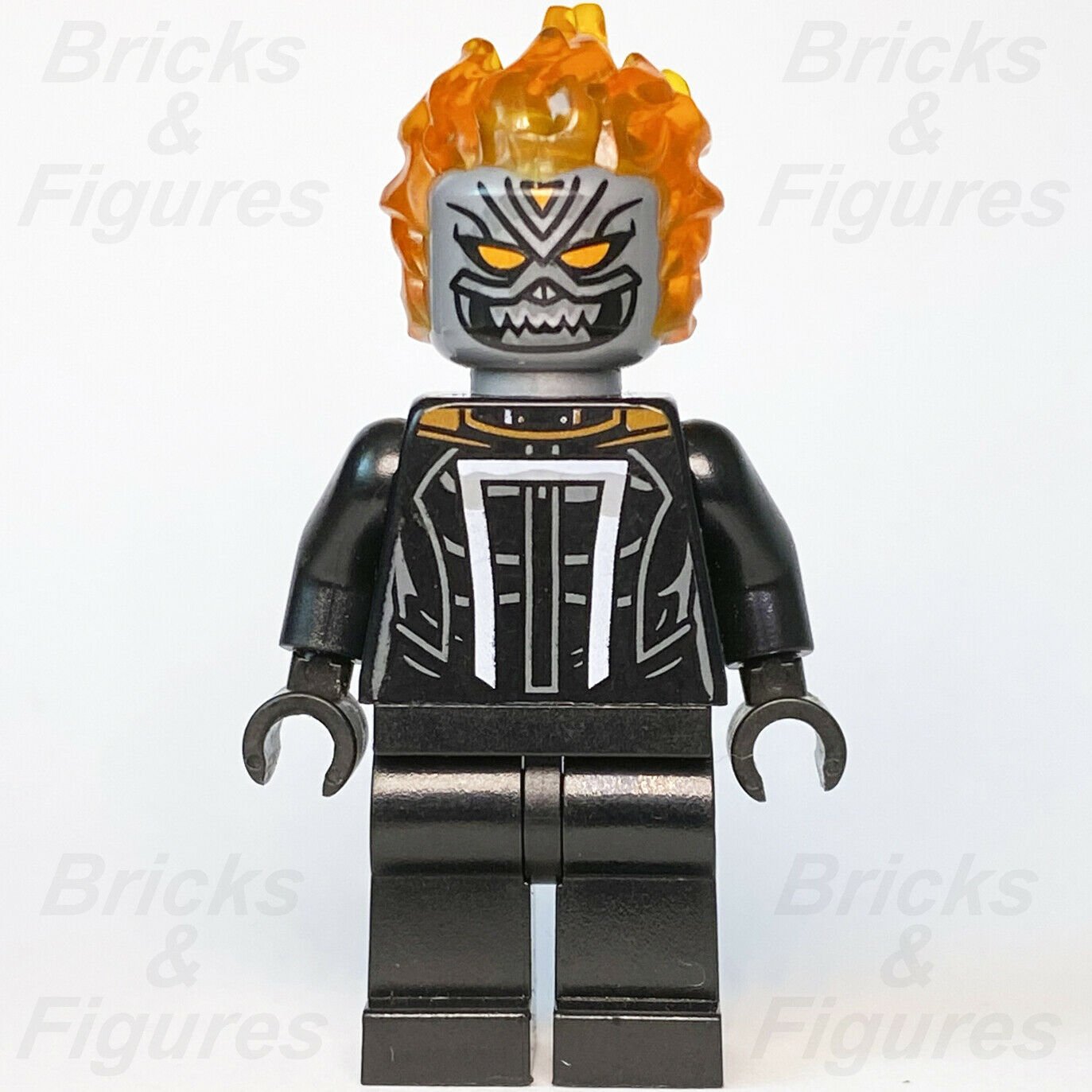 Marvel Super Heroes LEGO Ghost Rider "Johnny" Blaze Spider-Man Minifigure 76173 - Bricks & Figures