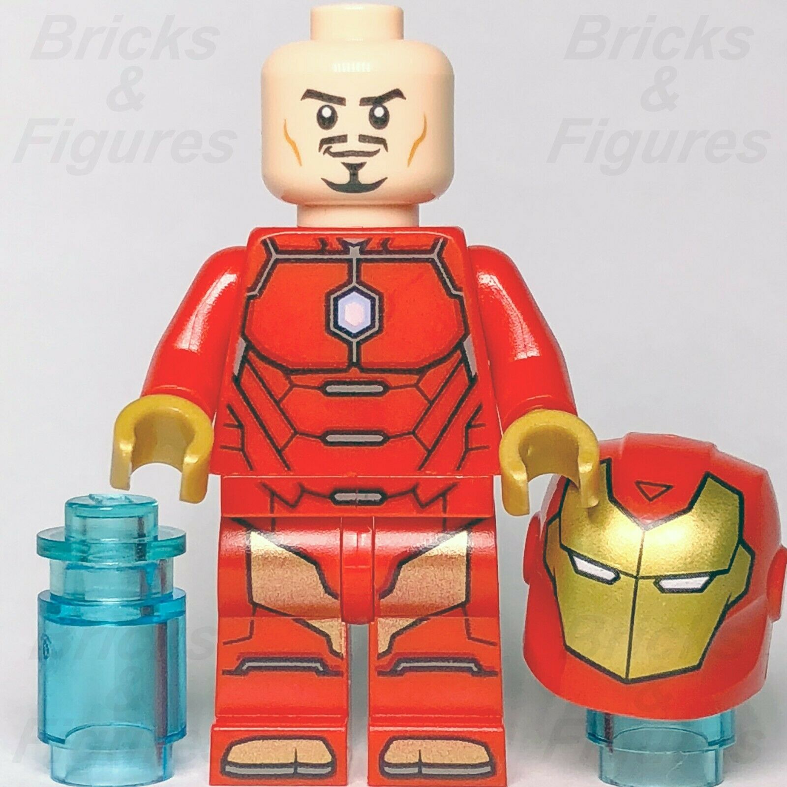 Marvel Super Heroes LEGO Invincible Iron Man Mark 51 Avengers Minifigure 76077 - Bricks & Figures