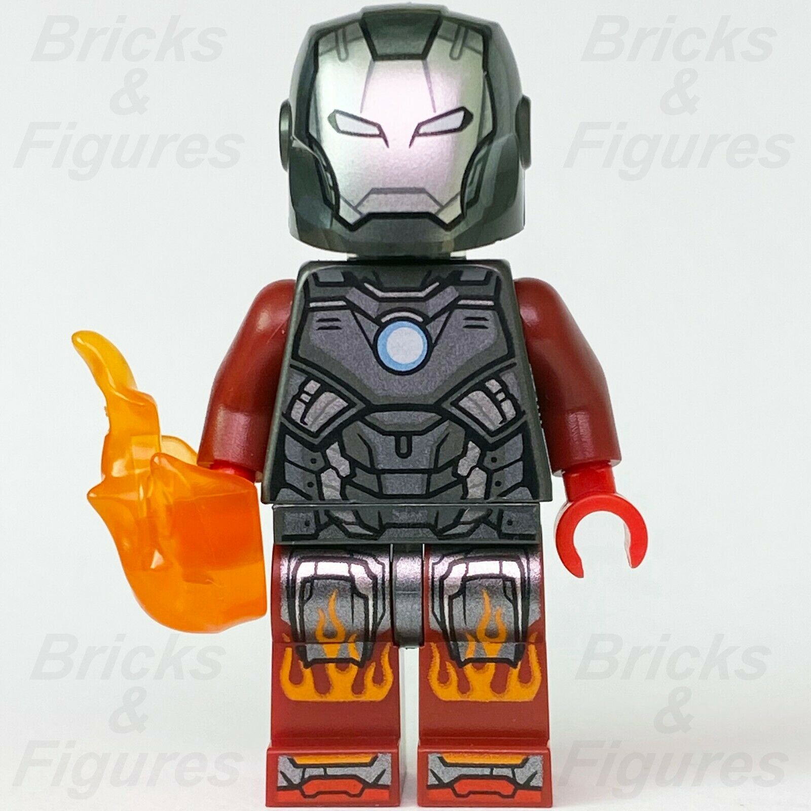 Marvel Super Heroes LEGO Iron Man Blazer Armor Mark 22 Avenger Minifigure 76166 - Bricks & Figures