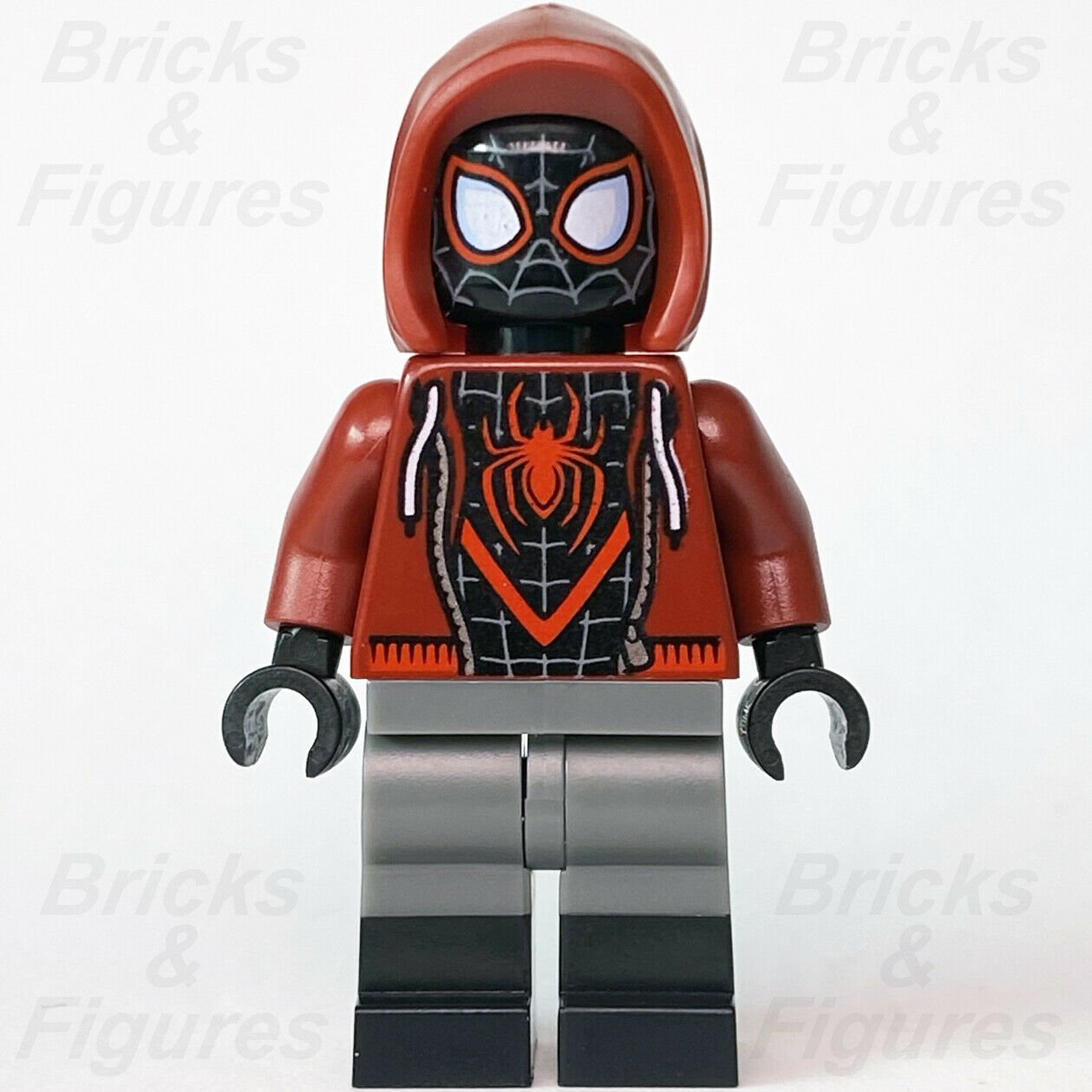 Marvel Super Heroes LEGO Miles Morales Spider-Man Spider-Verse Minifigure 76171 - Bricks & Figures